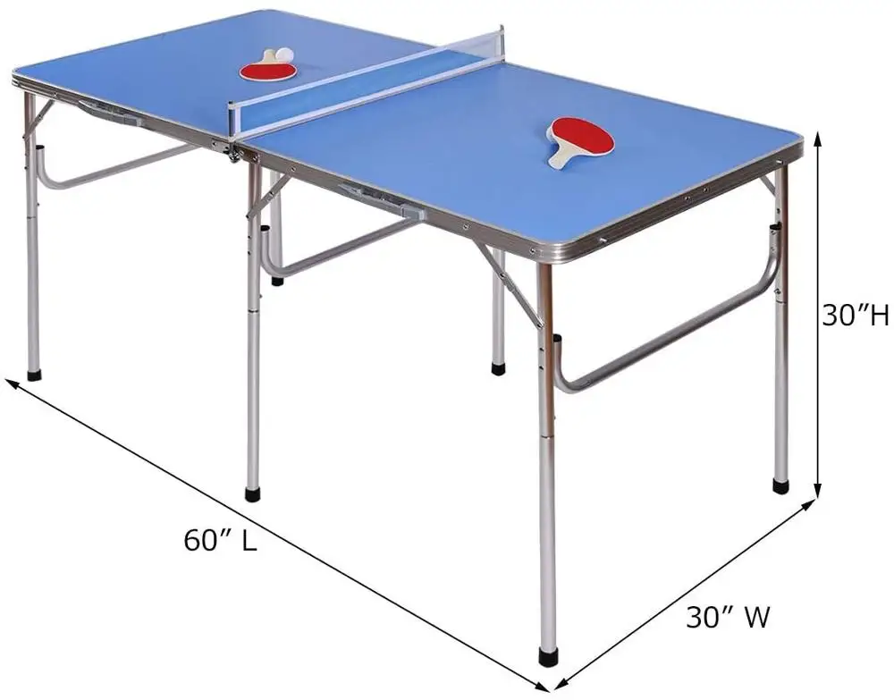 Double folding tennis table Indoor Outdoor Movable Standard Ping Pong Table Tennis Tables
