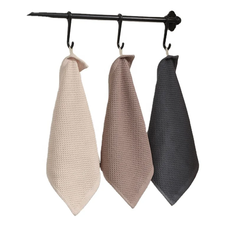 Cotton Waffle Kitchen Wash Cloth Towel Kitchen Rag Tea Towel Wash-cloth Dishcloth Kitchen Waffle Cleaning Cloth Towel