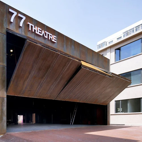 Deda hurricane impact flilding folding glass doors  garage  door double  electric automatic aluminum glass garage fold door