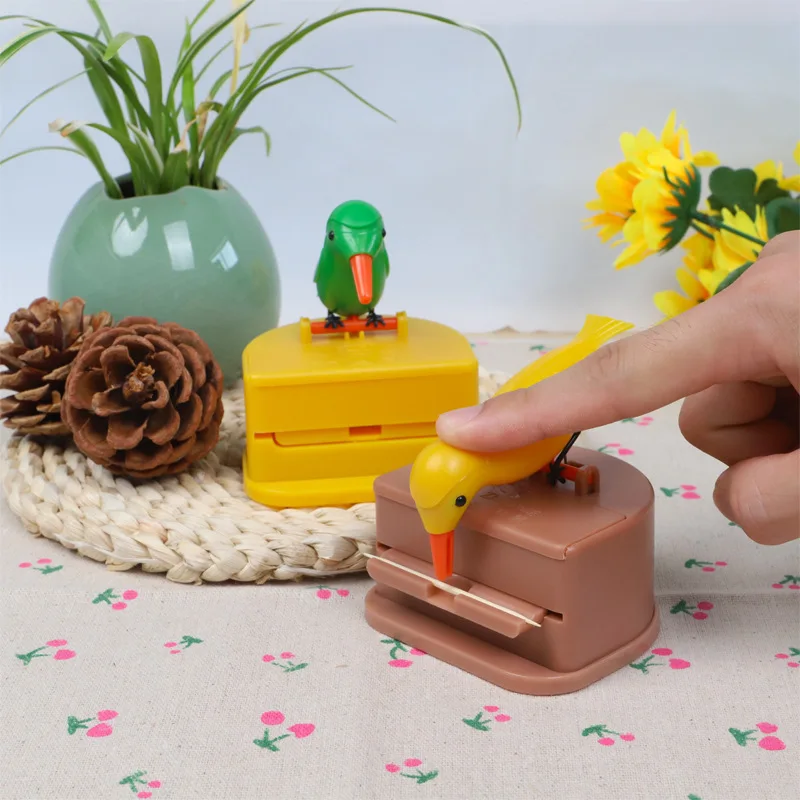 cute toothpick holder dispenser Little bird toothpick dispenser Woodpecker Toothpick Dispenser