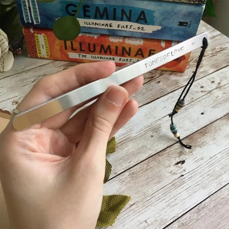 Custom Souvenir Gift Standard Size Silver Plated Blank Engraved Metal Bookmark