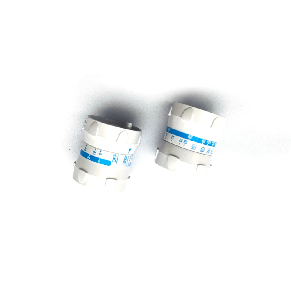 High quality ABS Micro Regulator WIth Single Scale Liquid Flow Control For Iv Infusion Set