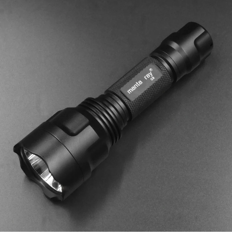 C8 Portable LED Flashlight Torch with SST-40.2 SST40.2 LED Chip inside Ar Coated Glass Lens DTP Copper Plate Lamp