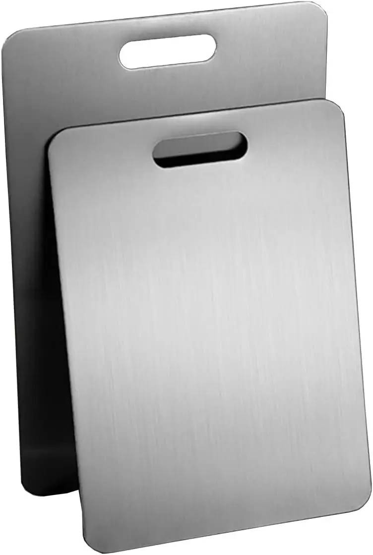 Easy to clean stainless steel cutting board Hot selling kitchen thick cutting board suitable for cutting meat and vegetables