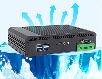 Customized Embedded RS232 X86 IPC 12V server computer i3 i5 linux fanless pc small factor
