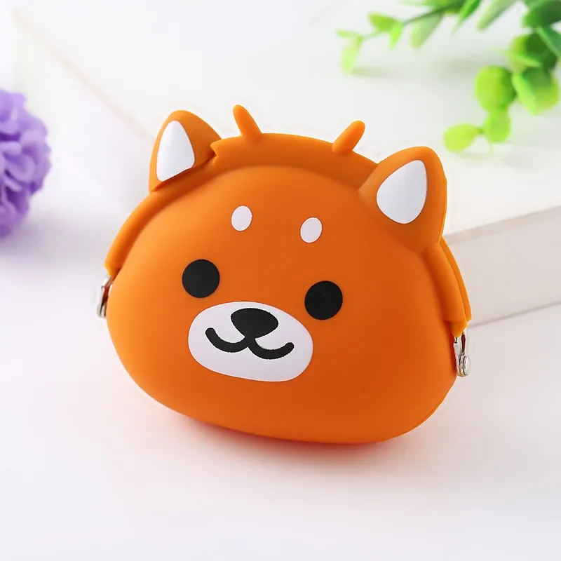 New Product Ideas 2024 Cute Coin Purse Simple Design Squeeze Coin Wallet  Rubber Coin Case