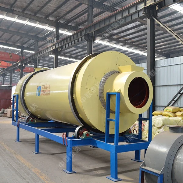 10MT/H Energy Saving TDLT Triple Pass Drum Dryer For Drying Silica Sand Quartz Mineral Feldspar Powder