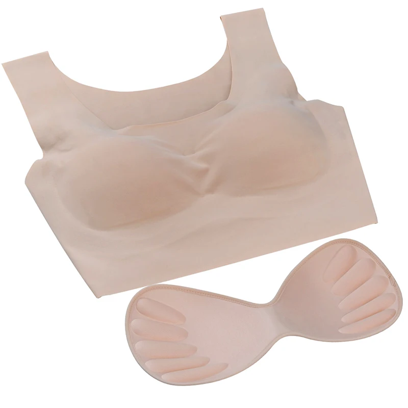 Japan Magic Comfortable Sleep Underwear Sport Bra Seamless Yoga Bra And Panty Sets