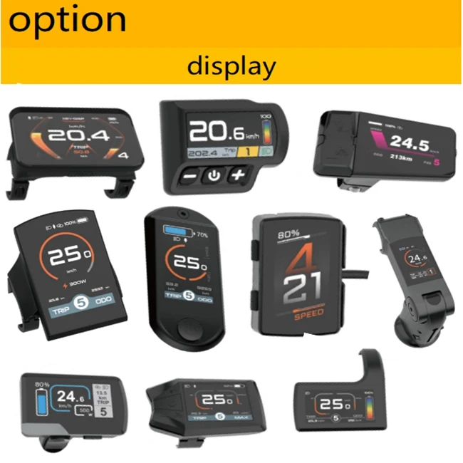 250W & 500W Electric Bike Conversion Kit with Hub Motor Battery Option Mid-Install 48v 36v 52v Brushless Design 350W Power