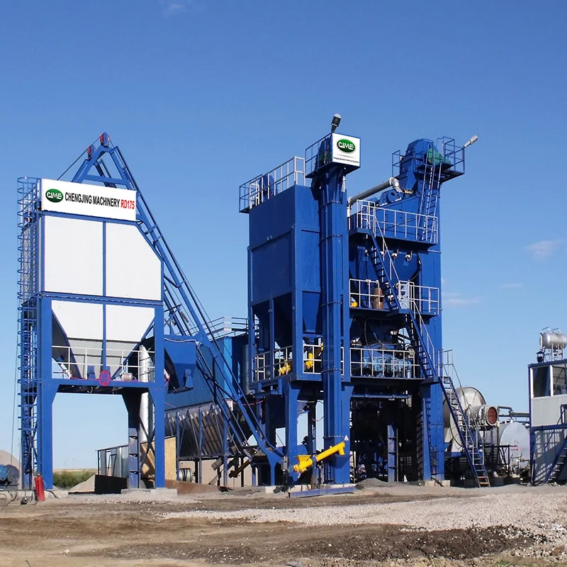 175tph Asphalt Mixing Plant with Famous Brand EBICO Burner Asphalt Plant