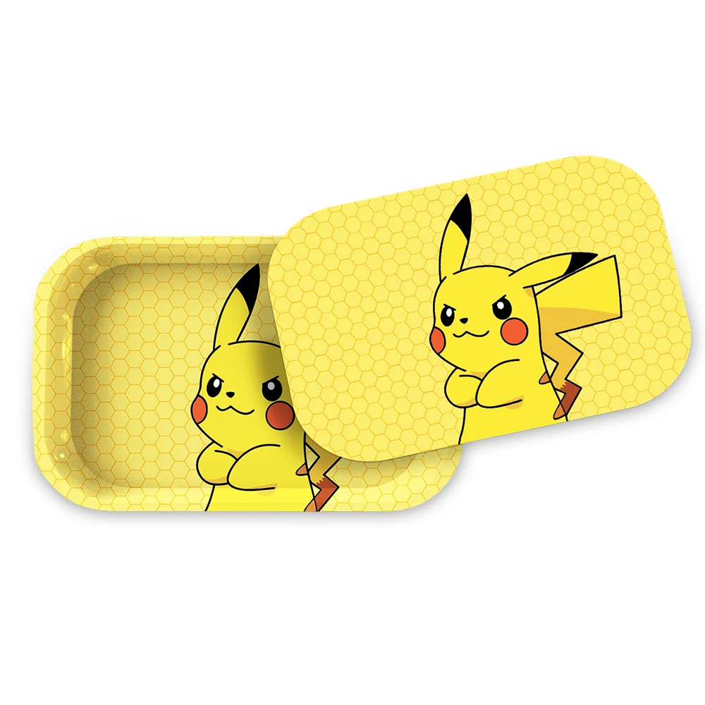 
Factory supply Best selling custom wholesale magnetic lid rolling tray cartoon plate 