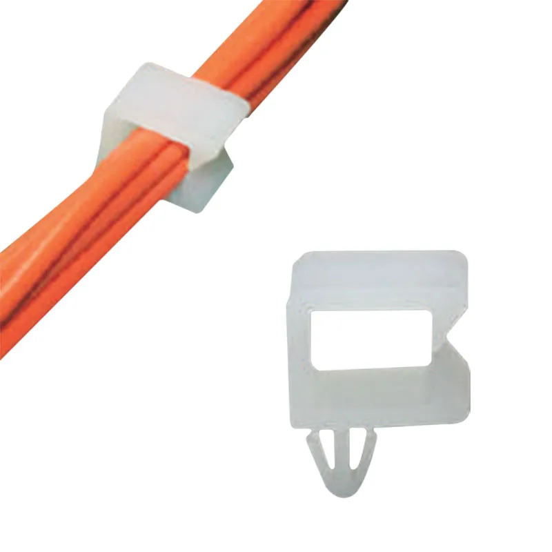 CBG-6PK готовые к отправке зажимы пластиковые Крепление зажим проволочный на молнии нейлоновый пластиковый клейкий провод Регулируемый кабельный