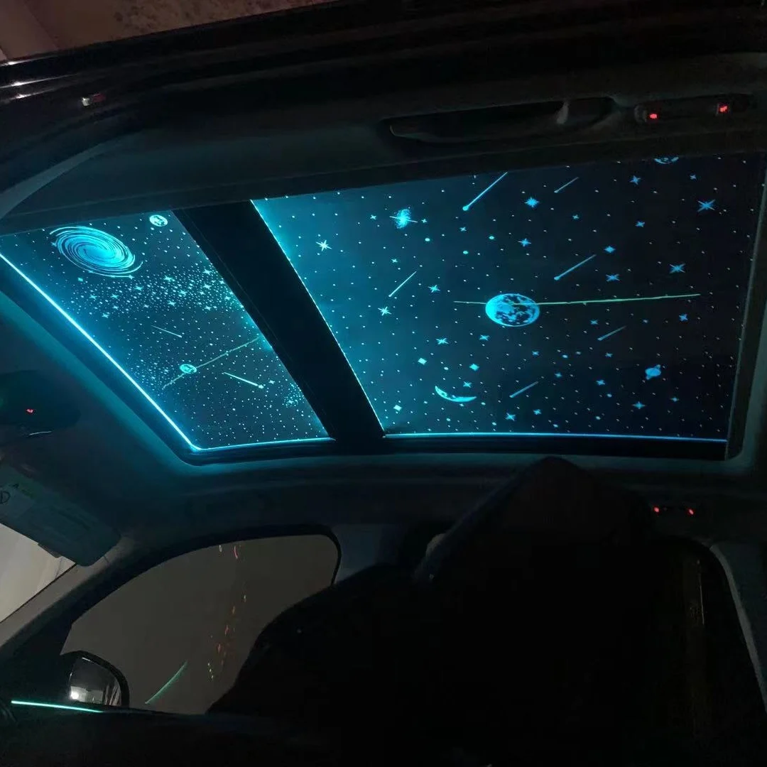 Panoramic Sunroof Film Car Modification  sun protection Car Roof Sunroof Starry Sky Film