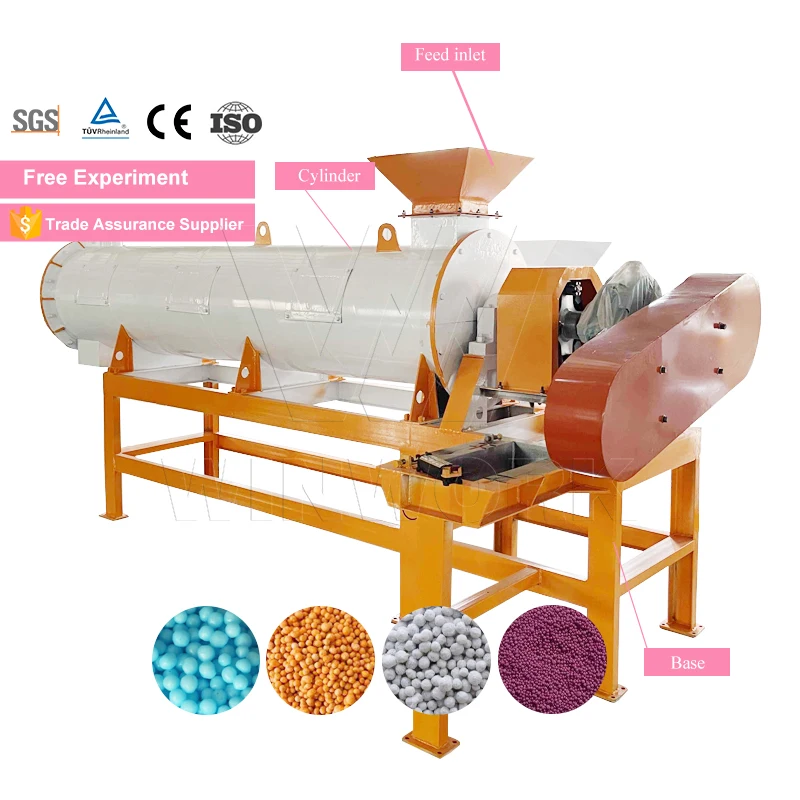 WINWORK Gypsum Powder Granulating Machine Sulfur Fertilizer Granule Making Machine Fertilizer Granulator Machine