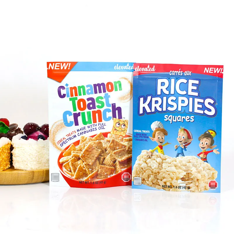 Reusable Customized Childproof Food Bags Mylar Stand up Pouch with Barrier and Gravure Printing Smell and Proof Packaging