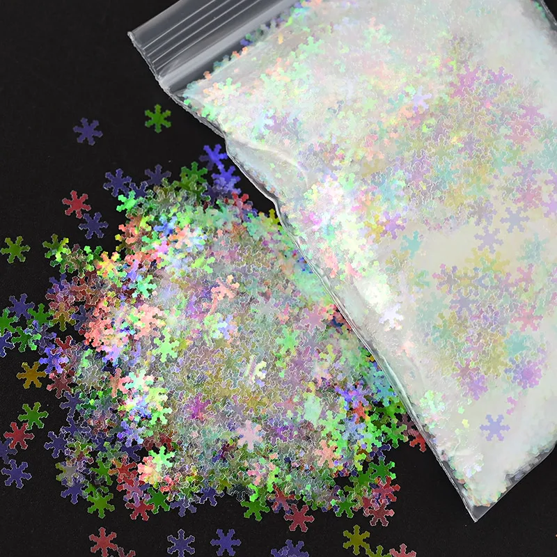Wholesale Solvent Resistance Sequin Magic Color 3MM Star Butterfly Dot Shape Glitter for Nail Art Decoration