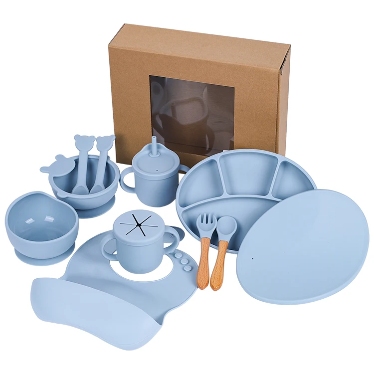 Amazon Best Selling Silicone Baby Cups BPA Free Leak Proof Baby Silicone Food Snack Cup Feeding Supplies