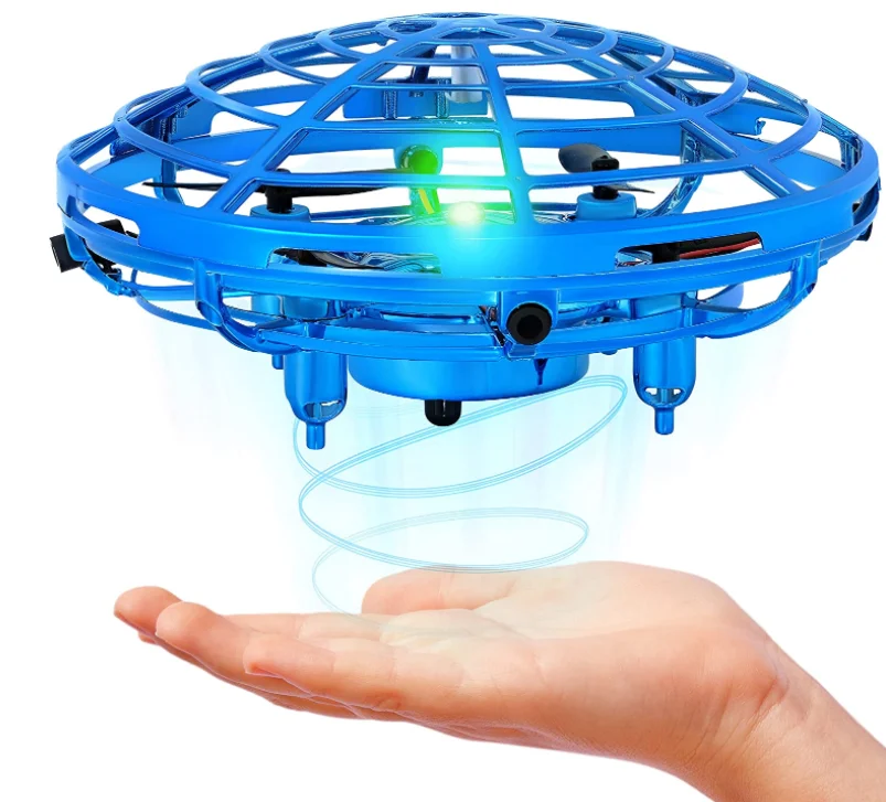 
Mini infrared induction auto-avoid obstacles flying ufo ball hand-controlled suspension helicopter toy flying toys 