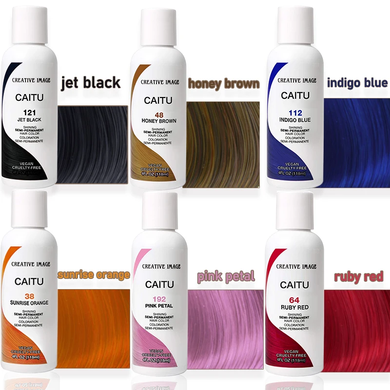 High Quality Professional Salon Low Ammonia Hair Color Lightening Semi Permanent Hair Dye Hair Colour Cream
