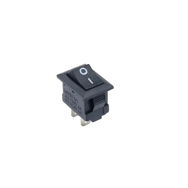 KCD4-201N 4-контактный 2-позиционный кулисный переключатель 16A/250V красная кнопка включения/выключения с красным светом