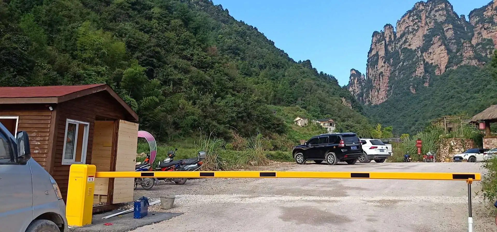 Parking/Community Straight Arm Barrier Automatic Gate Parking Barrier Boom Gate Car Microwave Sensor Arm Barrier Gate