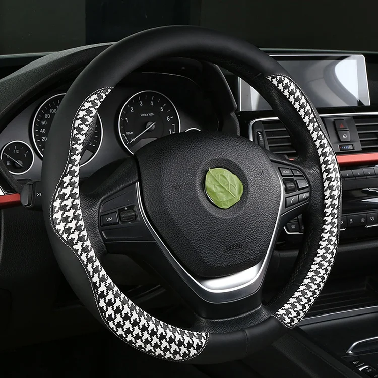 Good Quality Fashion Steering Wheel Cover 2024 New Design car steering wheel cover Suede steering wheel cover