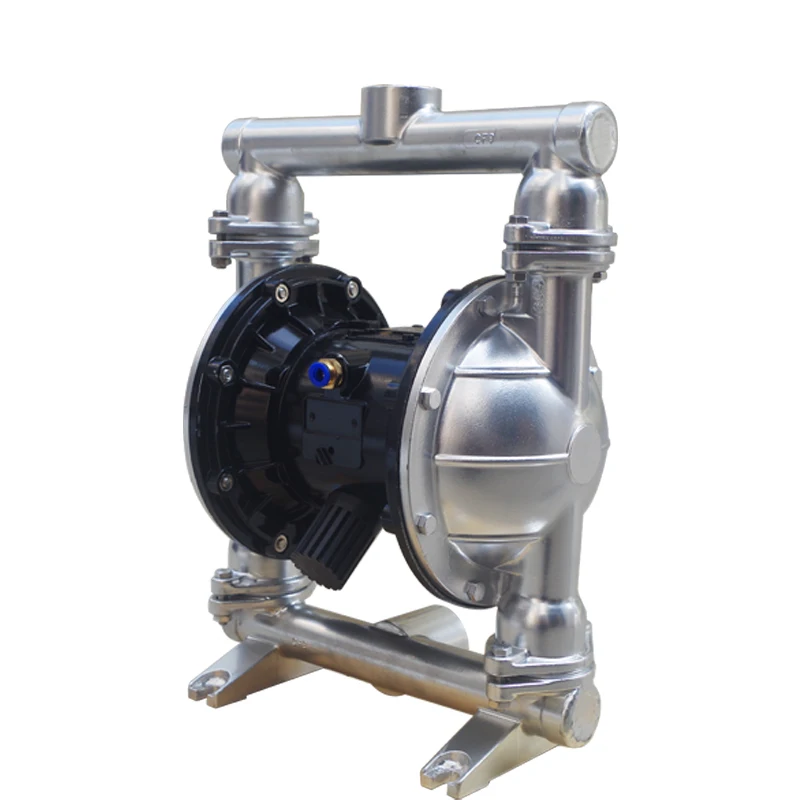 Air operated diaphragm pump for sewage sludge fuel oil transfer