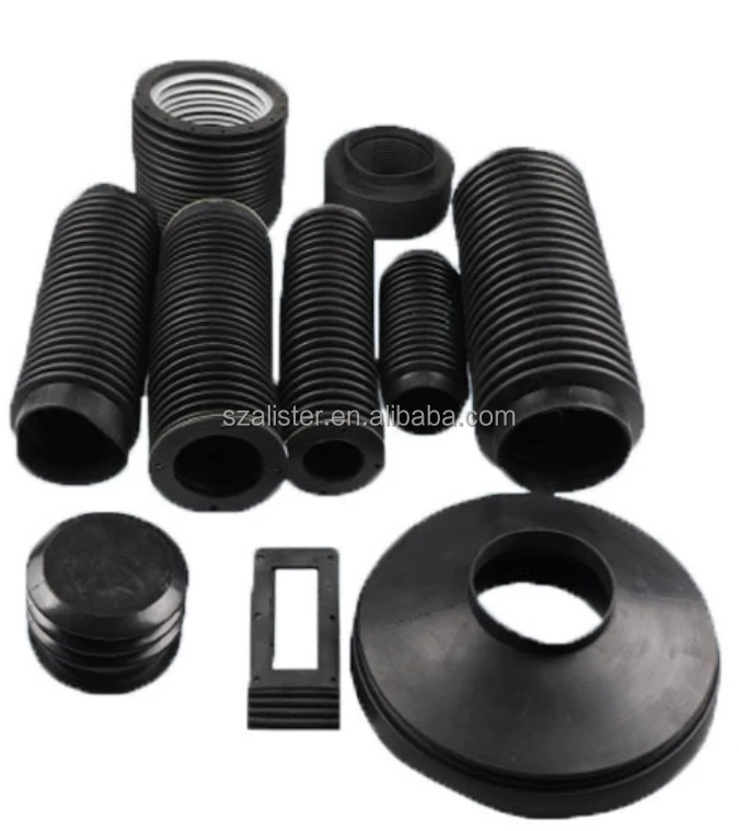 Custom Rubber Shock Absorber Dust Cover Bellows  Sleeve Bellow for Charging Premium Hard Durable
