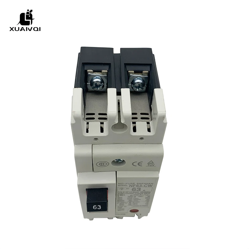  2 полюса MCCB NF63-CW автоматический выключатель