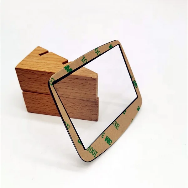 0.5mm 0.7mm 1mm 2mm tempered silk screen printing glass panel for touch screen