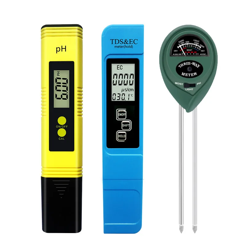 New Portable Water Quality Tester Digital PH Meter Kit Water Tester 3 In 1 PH Test Pen For Pools Drinking Water