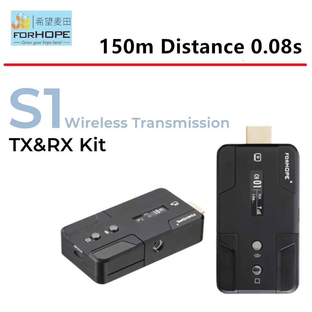 FORHOPE S1 Volcano Smart Wireless Video Transmission Mini Transmitter Receiver Kit Support Type-C Conversion APP Monitor
