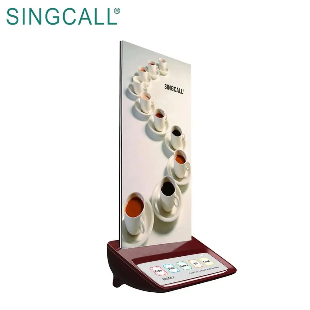 SINGCALL Restaurant Wireless Table Paging System Transmitter Table Call