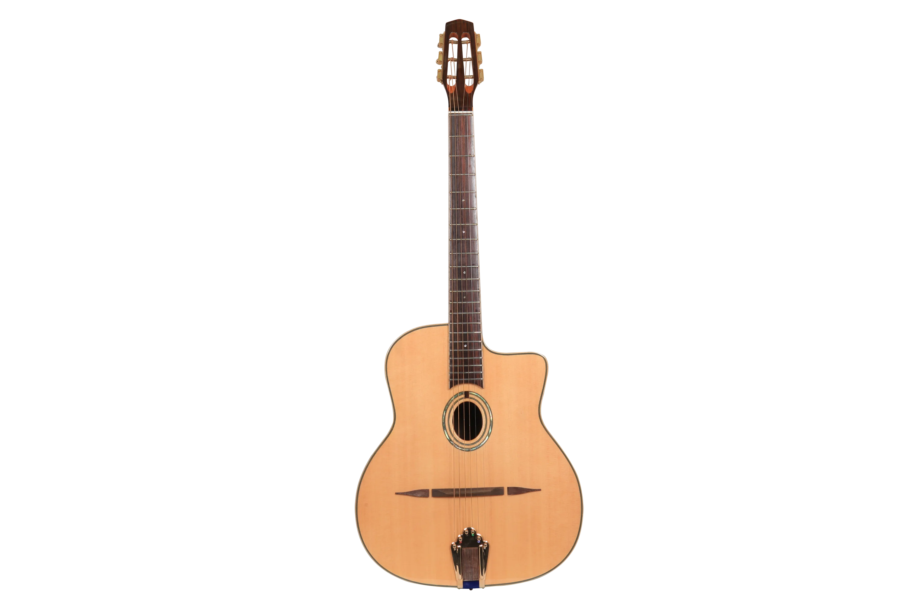 Solid Cedar Top D Hole Oval Hole Gypsy Jazz Guitar (AGJ60A)