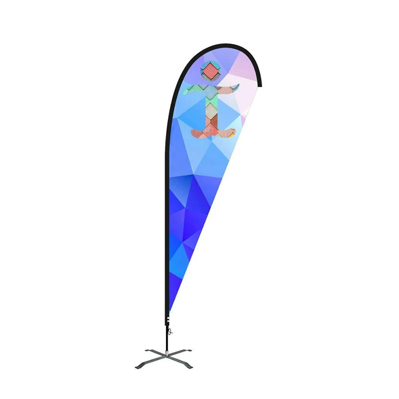 Advertising Exhibition Outdoor Event Feather Flag Teardrop Banner Flying Beach Flag Banner