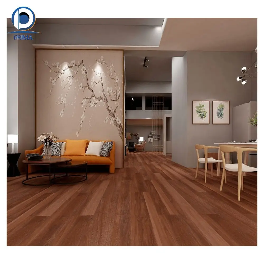 Prima Foshan Factory Direct Sale Moisture Proof SPC Flooring Customized Economical Easy Installation Outdoor SPC Flooring