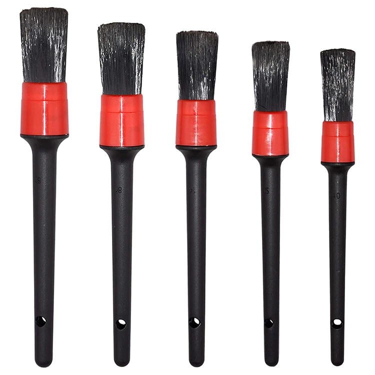 Инструменты для автодетали, продукт, Набор Щеток Для детейлинга и мытья автомобиля, щетка для чистки волос в виде кабана, 5 шт. колесных приборов, аксессуары для автомобиля