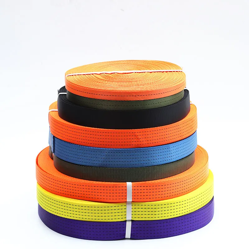 Multi-Color customized 25 38 50 70 100 mm pp polypropylene bag tap seat belt furniture herringbone polyester Webbing strap