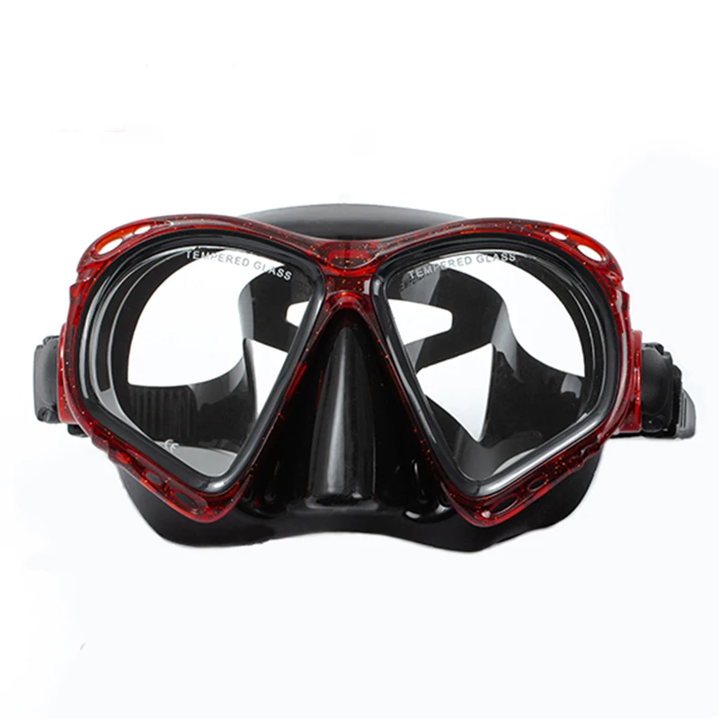Swim equipment Tempered Lens Swimming Goggles Single Len Mask Scuba Diving mask waterproof diving mask