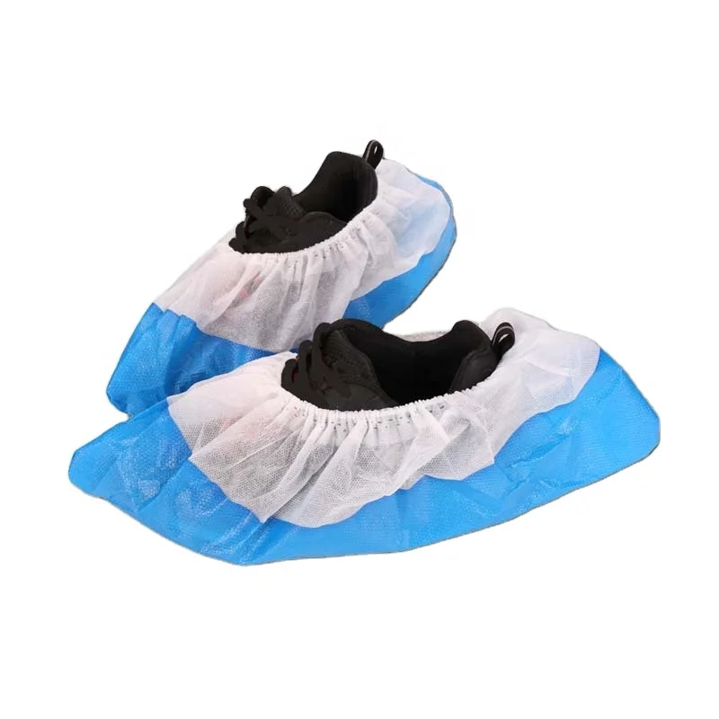 Disposable Anti-Slip PE CPE Nonwoven Shoecover PP Shoe Cover for Protection Safety Product