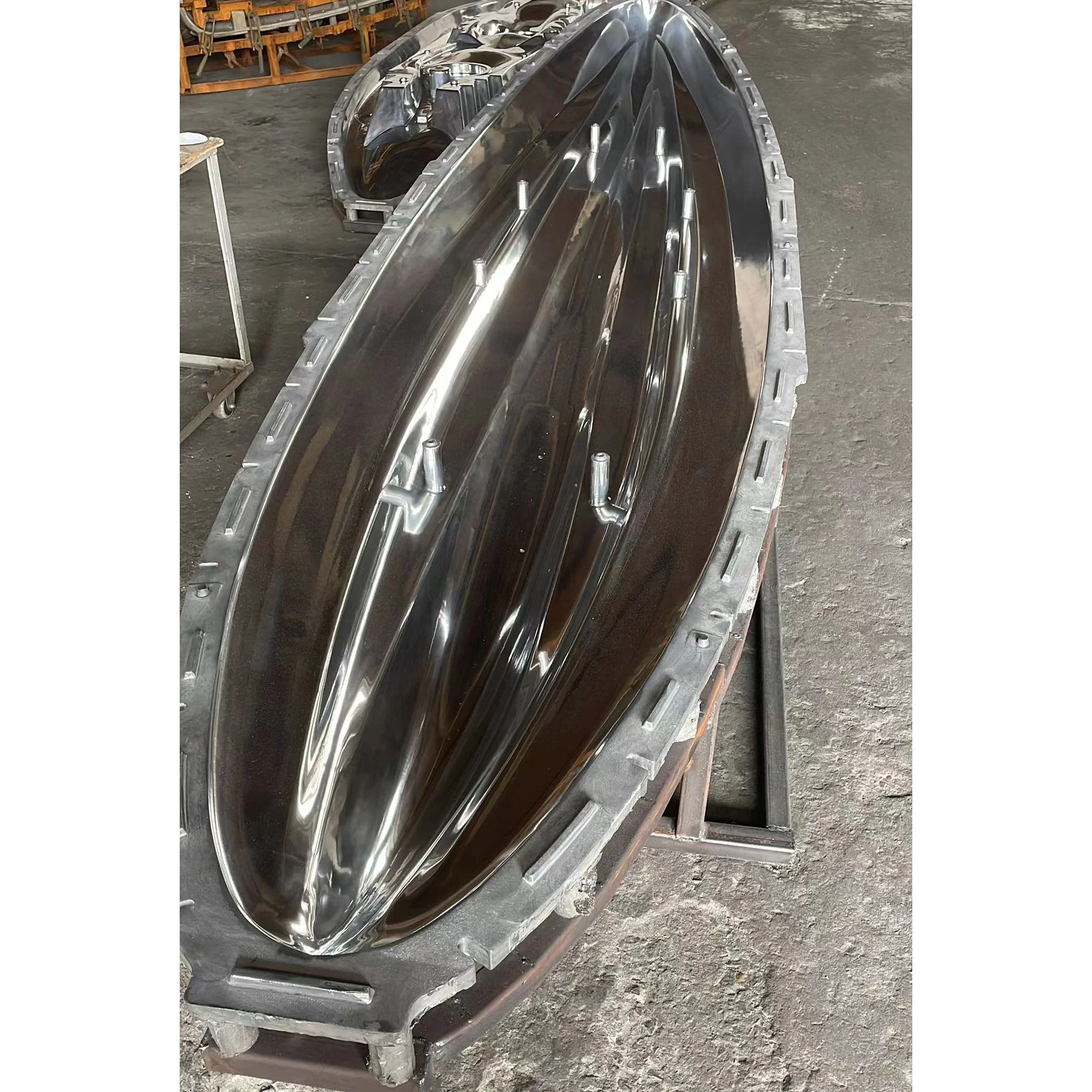 plastic kayak mold made from cast aluminum rotomold mould One Seat Sit In Plastic Kayak Mold rotomoulding moulds
