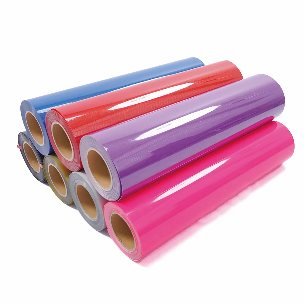 High Quality Flex HTV Vinyl Rolls Elasticity Pu Heat Transfer Vinyl For Clothing