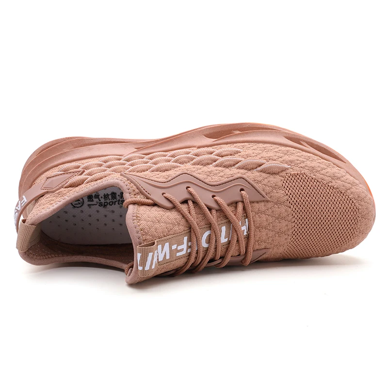 
Custom logo direct sale Fly weave sports running cool sneakers for men 