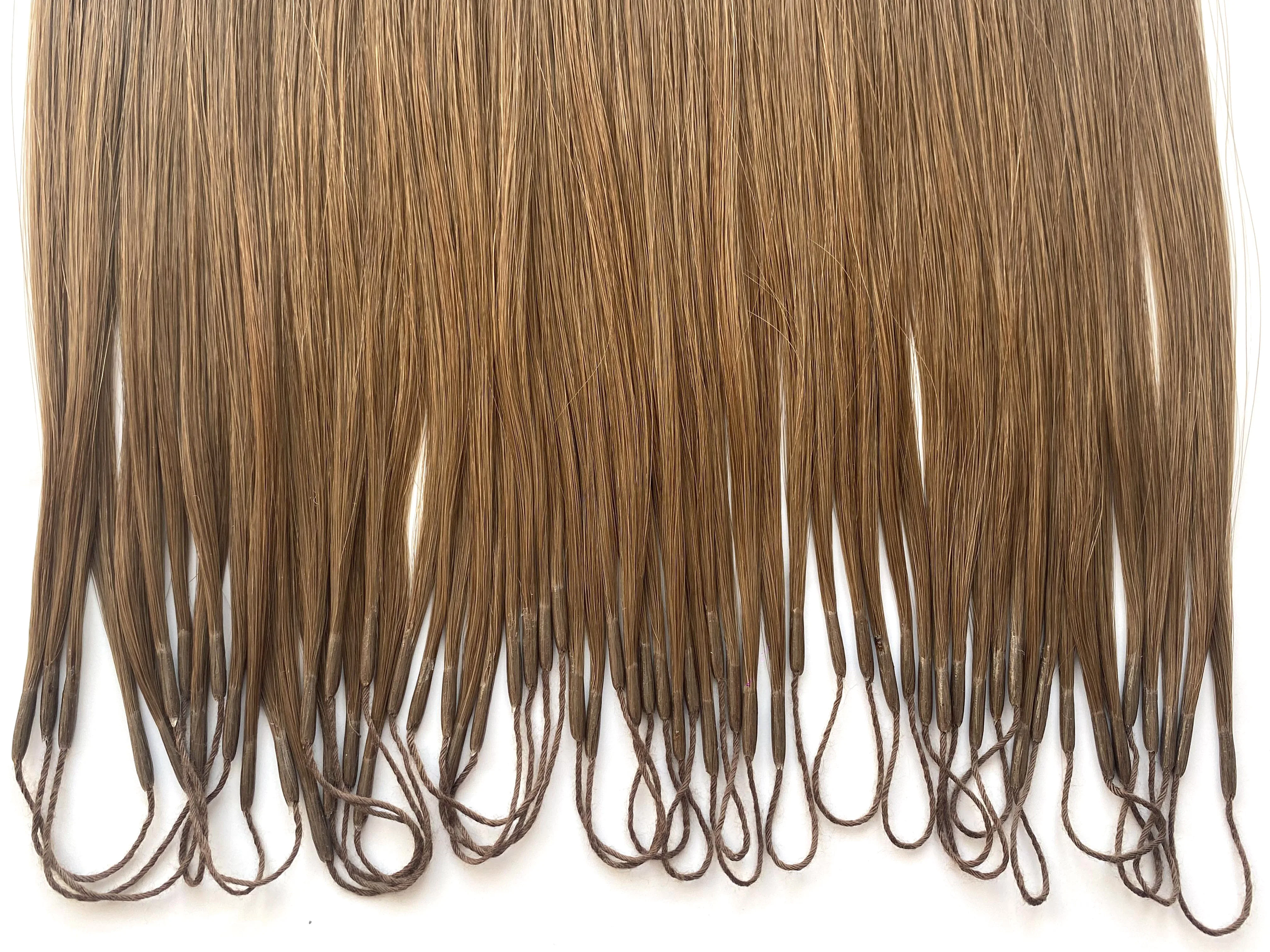 Haiyi Double Drawn I Tip Human Hair Extension Dark Brown Prebonded 100% Remy i-Tip Hair Extensions