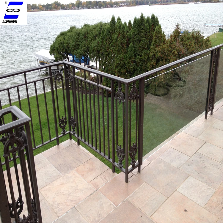 Outdoor Aluminum Stainless Steel Glass Railings Balcony Designs Philippines Cheap Prices