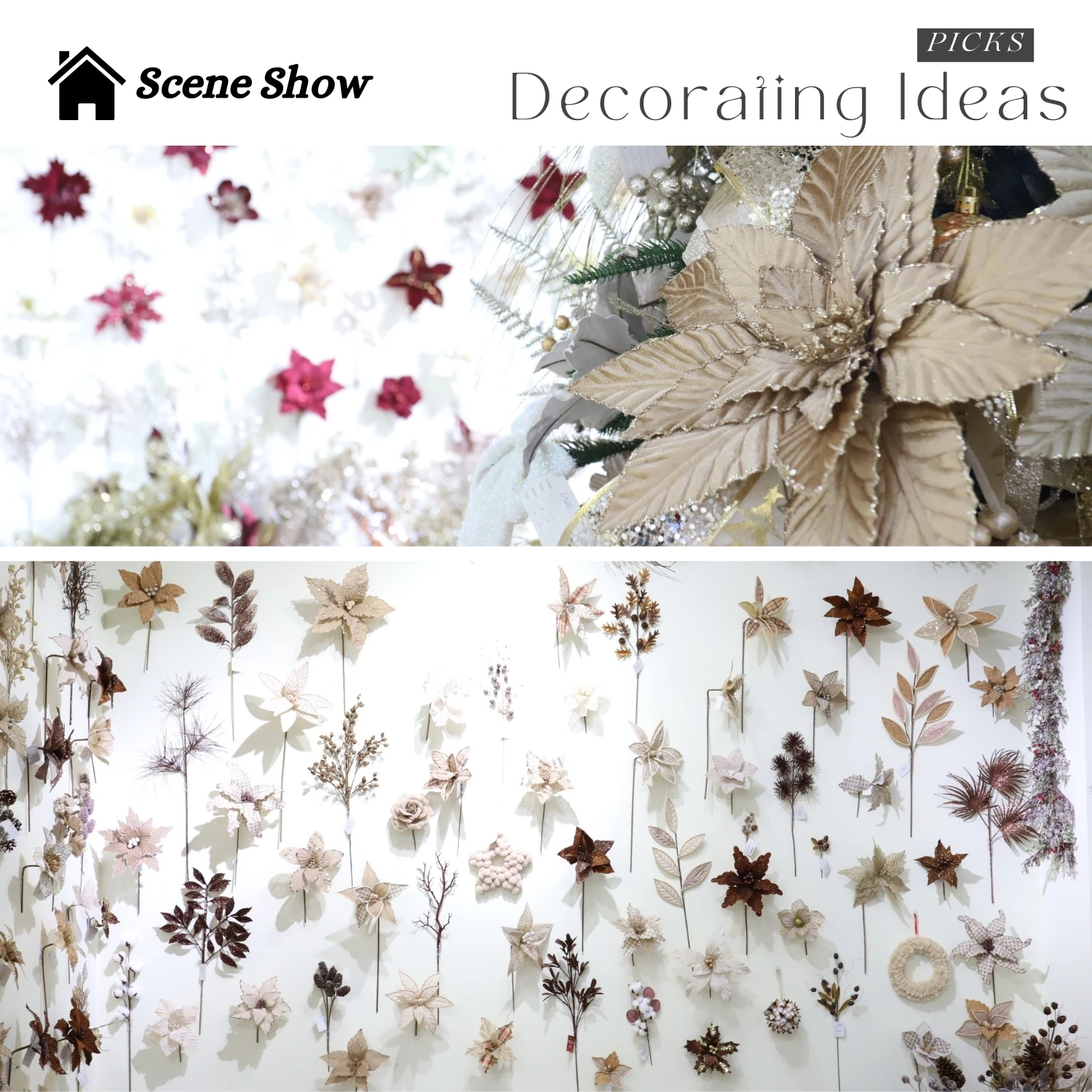 Artificial Pine Cone Picks for the Christmas Tree