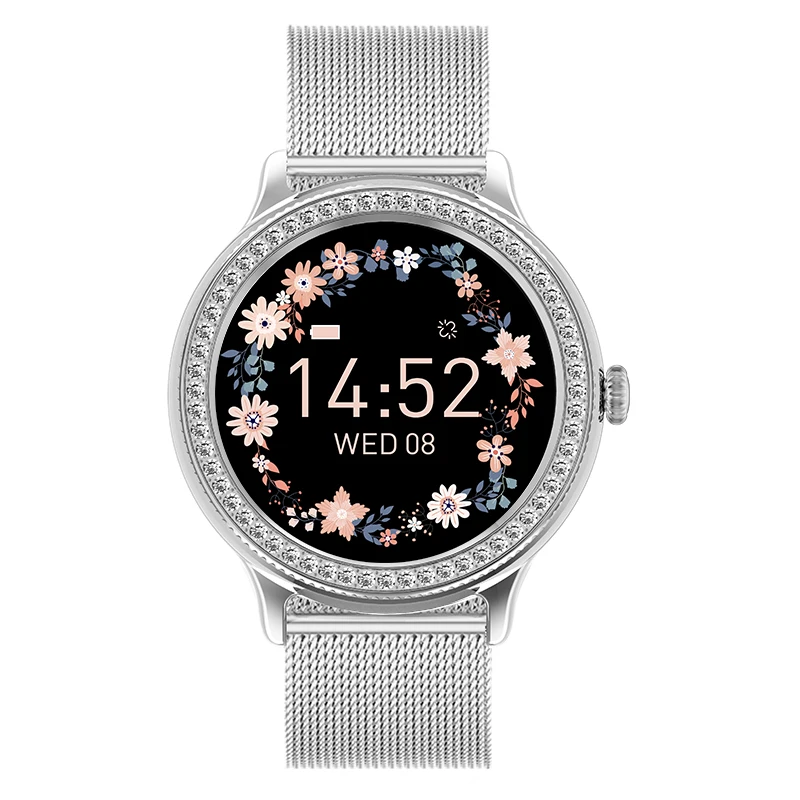 Factory Direct Sale Multi-sports Modes GPS Log Smartwatches TFT Display 24H Continuously HR Watch for Ladies