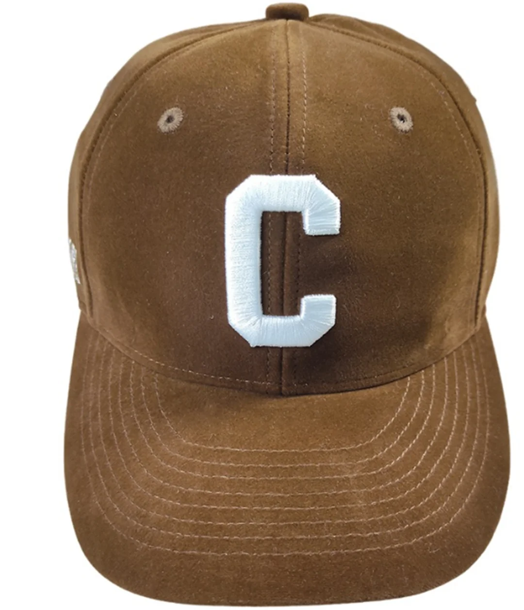 Custom brown wool faux fur deerskin baseball cap for winter multi color baseball cap