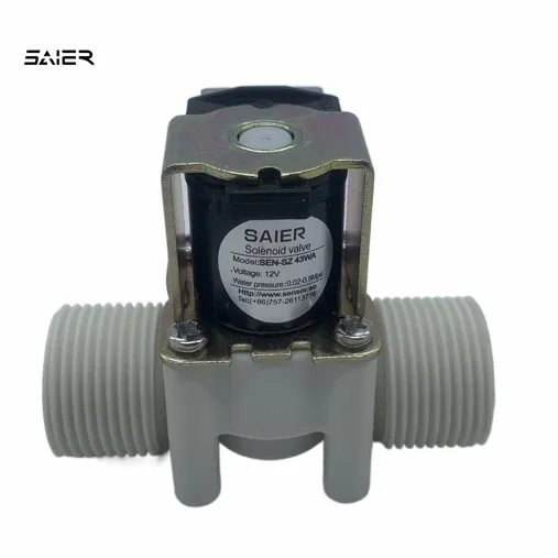 Solenoid Valve 220v AC High Pressure DC24V Plastic Solenoid  Control Valve For Washing Machine