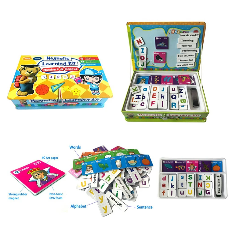 Children intellectual puzzle game toy kids early educational brain teaser kids magnetic toy